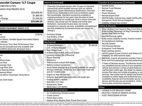 Certified 2023 Chevrolet Camaro LT RWD image 11
