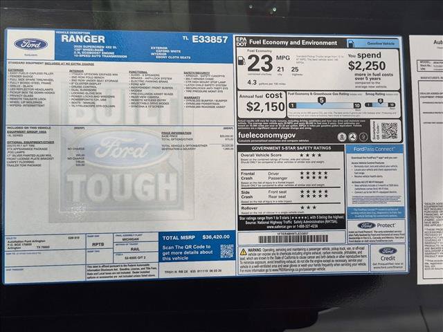 New 2026 Ford Ranger XL w/ Trailer Tow Package RWD image 17