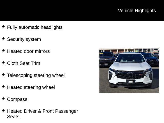 Used 2024 Chevrolet Trax RS w/ Sunroof Package FWD image 21