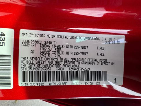 New 2025 Toyota Tacoma TRD Off-Road image 34