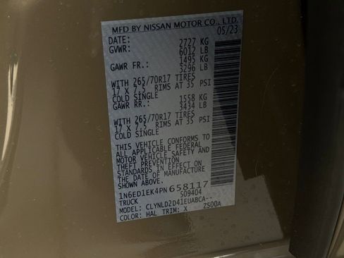 Used 2023 Nissan Frontier PRO-4X w/ Pro Convenience Package image 35