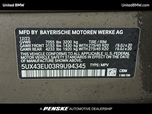 Used 2024 BMW X5 xDrive50e w/ Parking Assistance Package image 15