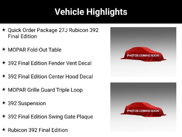 Used 2024 Jeep Wrangler Unlimited Rubicon 392 AWD/4WD image 2