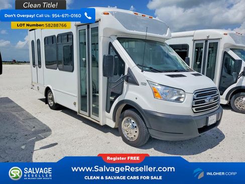Used 2019 Ford Transit 350 138 DRW w/ Shuttle Bus Prep Package RWD image 5