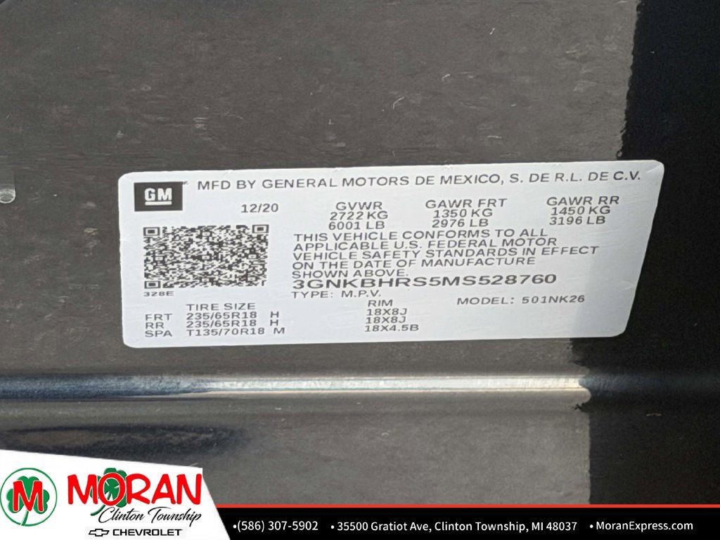 Certified 2021 Chevrolet Blazer LT AWD/4WD image 19