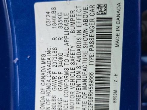 Used 2024 Honda Civic Sport image 9