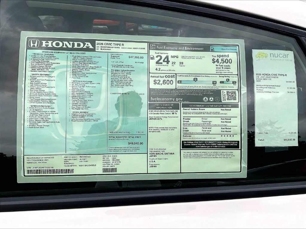 New 2026 Honda Civic Type R image 18