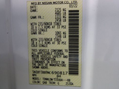 Used 2022 Nissan Rogue SV image 41