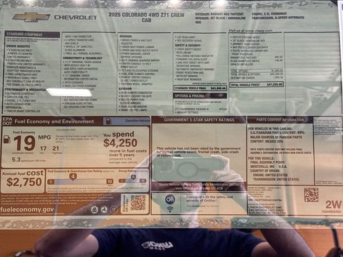 New 2025 Chevrolet Colorado Z71 w/ Z71 Convenience Package 2 image 39