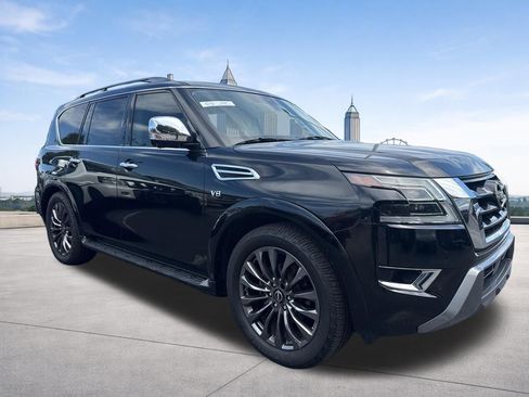 Certified 2022 Nissan Armada Platinum w/ Captain's Chairs Package RWD image 3