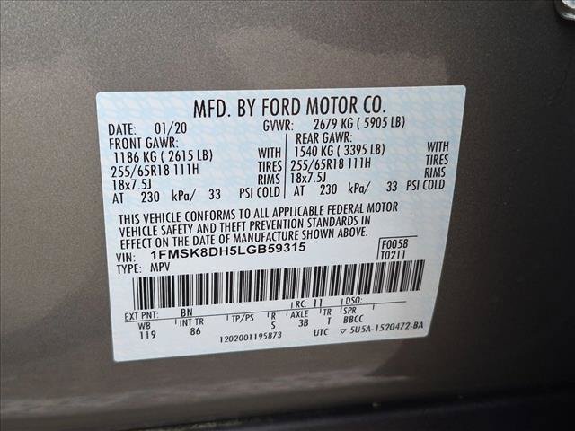 Used 2020 Ford Explorer XLT AWD/4WD image 24
