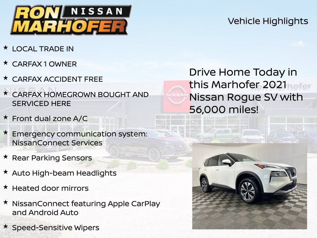 Used 2021 Nissan Rogue SV AWD/4WD image 15