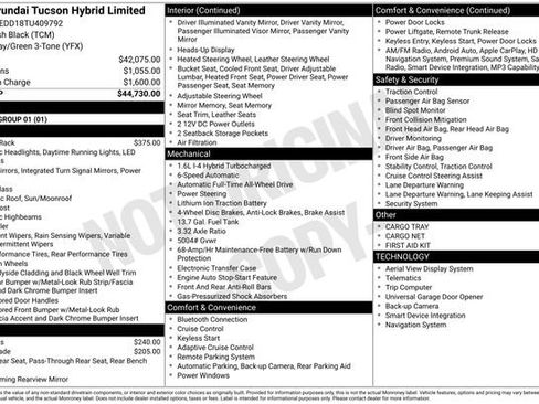 New 2026 Hyundai Tucson Limited AWD/4WD image 40