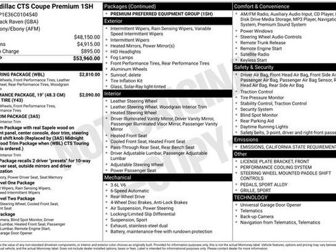 Used 2012 Cadillac CTS Premium w/ CTS Touring Package image 7