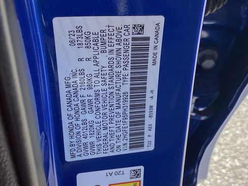 Used 2023 Honda Civic Touring image 13