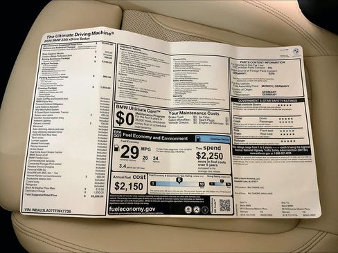 New 2026 BMW 330i xDrive Sedan w/ M Sport Package AWD/4WD image 22