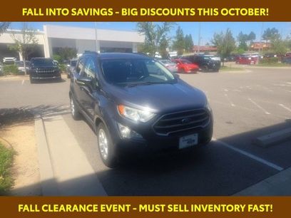 Used 2019 Ford EcoSport SE w/ SE Convenience Package
