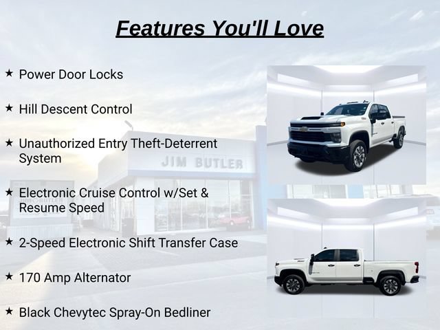 Used 2024 Chevrolet Silverado 2500 Custom w/ Custom Convenience Package AWD/4WD image 35