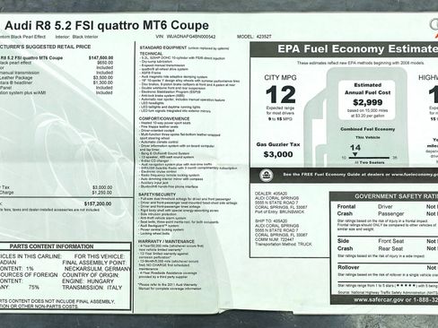 Used 2011 Audi R8 V10 image 91