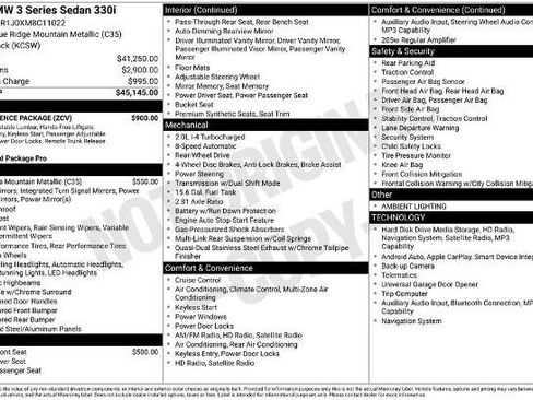 Used 2021 BMW 330i Sedan w/ Convenience Package RWD image 4