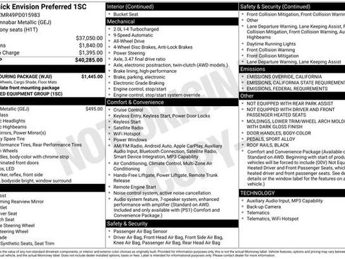 Used 2023 Buick Envision Preferred w/ Sport Touring Package image 6