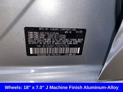 Certified 2025 Subaru Impreza 2.0i Sport image 30