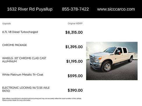 Used 2014 Ford F250 Lariat w/ Chrome Package AWD/4WD image 5