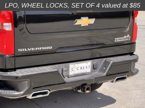 Used 2022 Chevrolet Silverado 1500 High Country w/ LPO, Dark Essentials Package AWD/4WD image 7