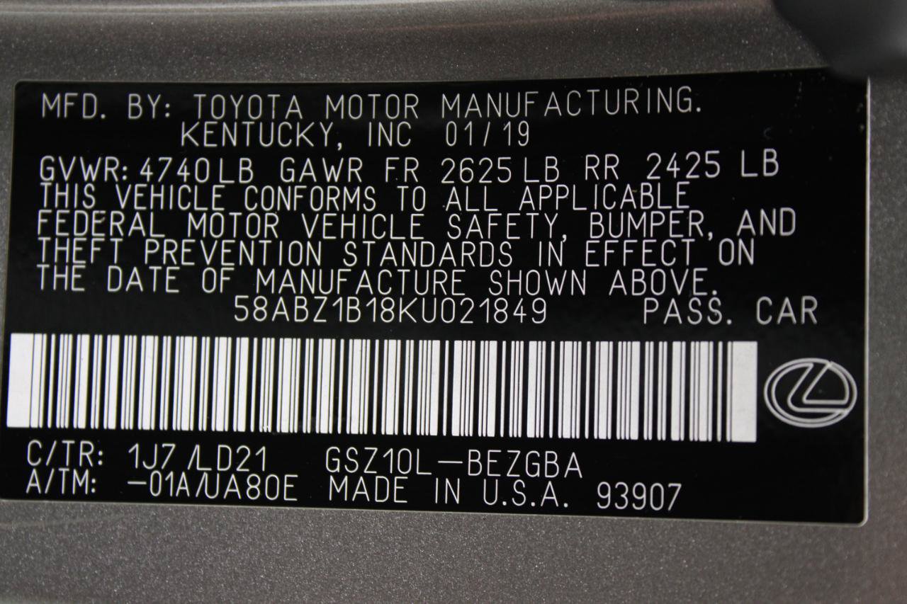 Used 2019 Lexus ES 350 w/ Premium Package FWD image 78