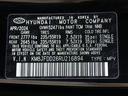 Certified 2024 Hyundai Tucson Limited image 29