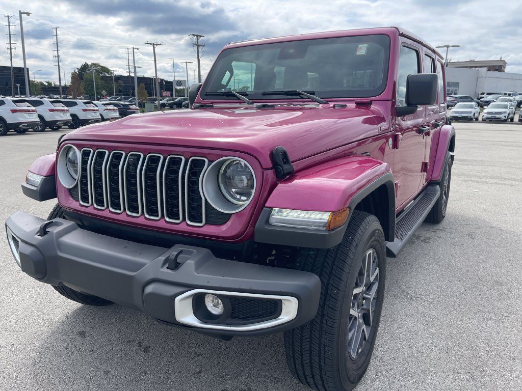 Used 2024 Jeep Wrangler Unlimited Sahara w/ Technology Group AWD/4WD 360° Tour