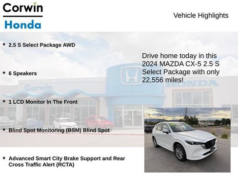 Used 2024 MAZDA CX-5 AWD 2.5 S image 6