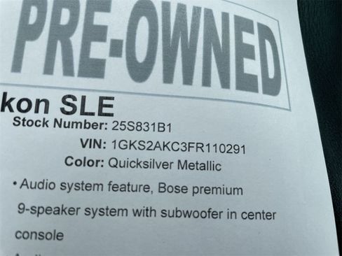 Used 2015 GMC Yukon SLE w/ Convenience Package image 32