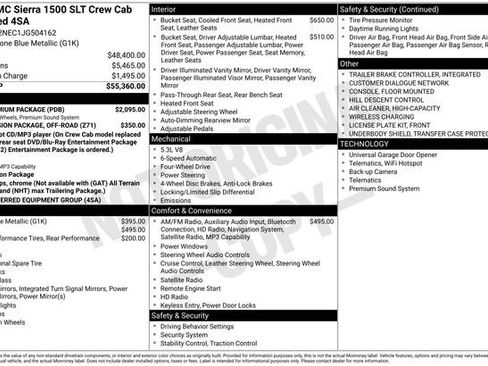 Used 2018 GMC Sierra 1500 SLT w/ SLT Premium Package image 3