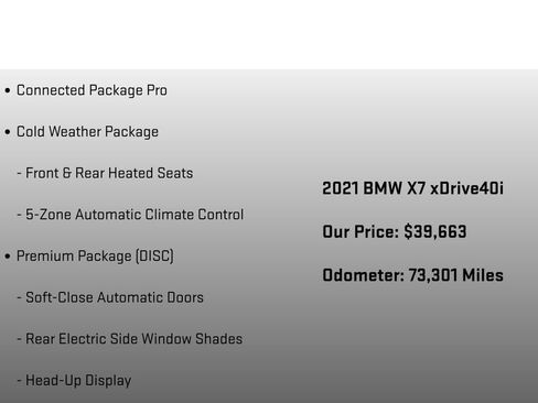 Used 2021 BMW X7 xDrive40i w/ Premium Package AWD/4WD image 6
