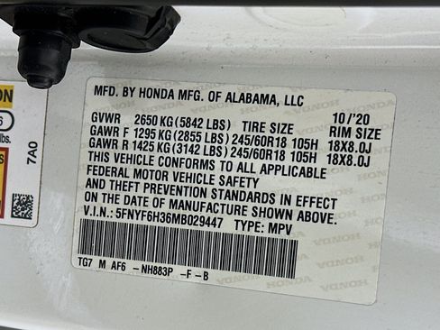 Used 2021 Honda Pilot EX image 12