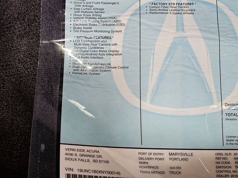 Used 2022 Acura NSX Type S image 49