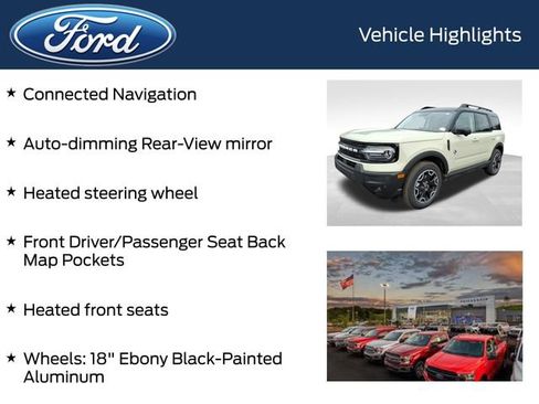 New 2025 Ford Bronco Sport Outer Banks w/ Outer Banks Tech Package+ AWD/4WD image 12