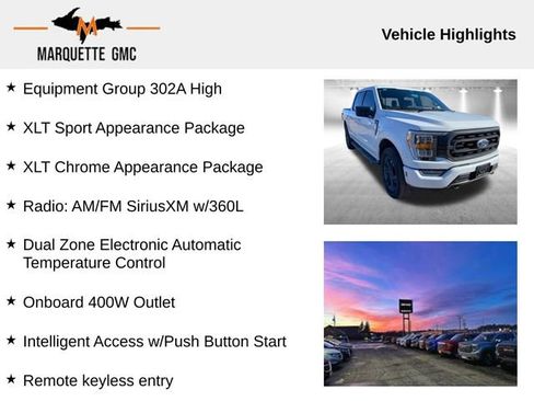 Used 2023 Ford F150 XLT w/ Equipment Group 302A High AWD/4WD image 3