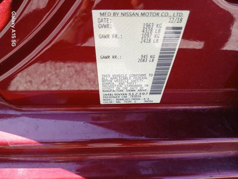 Used 2019 Nissan Altima 2.5 SV FWD image 9