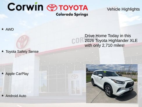 Used 2026 Toyota Highlander AWD image 7