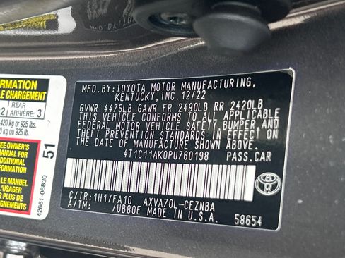 Used 2023 Toyota Camry LE FWD image 33