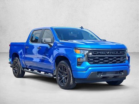 Certified 2025 Chevrolet Silverado 1500 Custom w/ Turbomax Blackout Package RWD image 2