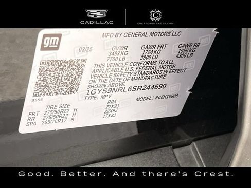 Certified 2025 Cadillac Escalade ESV Sport AWD/4WD image 32