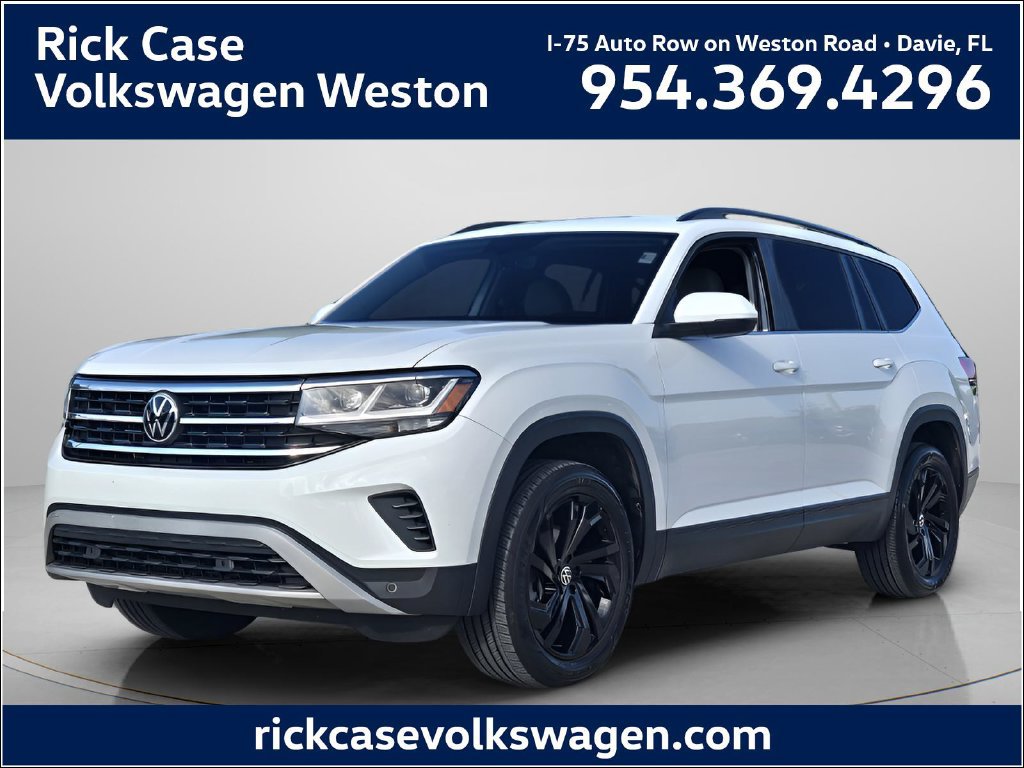 Used 2022 Volkswagen Atlas SE w/ Black Wheel Package FWD image 1