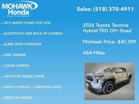 Used 2026 Toyota Tacoma TRD Off-Road AWD/4WD image 7