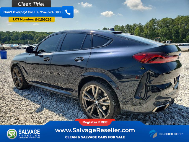 Used 2021 BMW X6 M50i w/ Executive Package AWD/4WD image 3