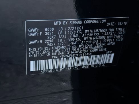 Used 2019 Subaru Ascent Limited w/ Popular Package #3 image 36