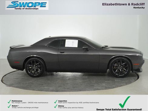 Certified 2022 Dodge Challenger R/T w/ Blacktop Package RWD image 2