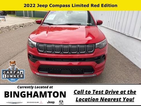Used 2022 Jeep Compass Limited w/ (RED) Package AWD/4WD image 2